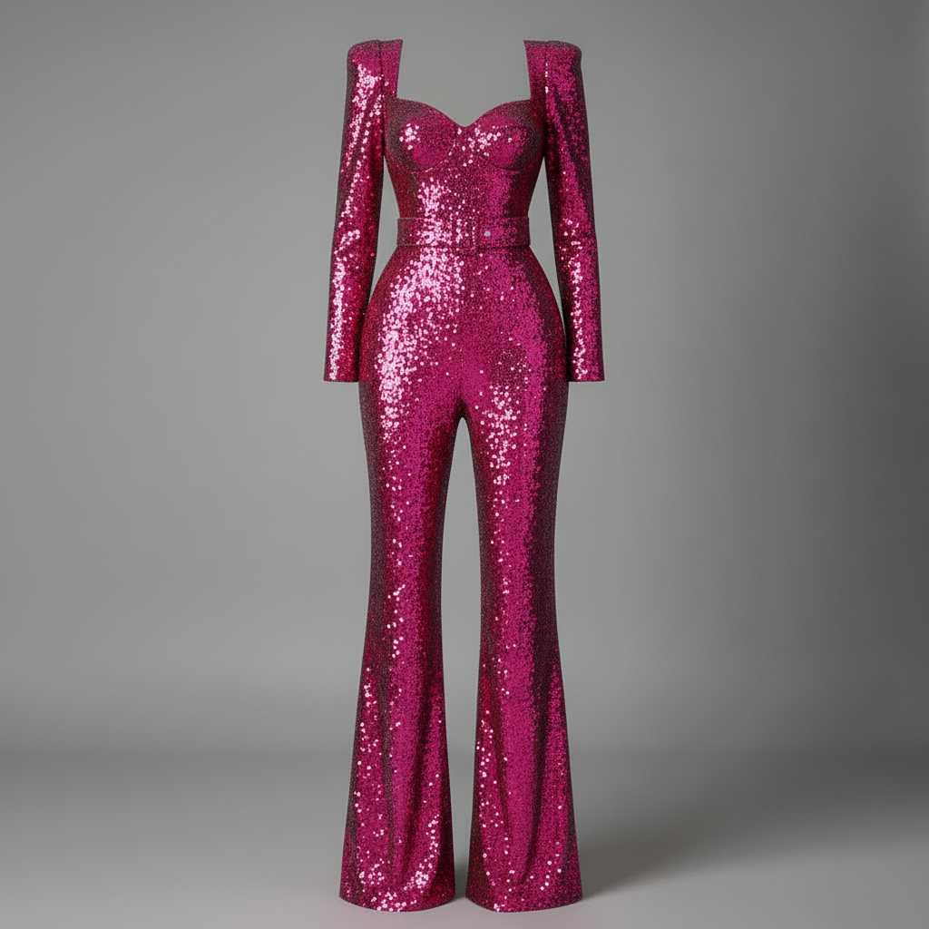 Quinn Glitter Jumpsuit | Elegant Jumpsuit for Women