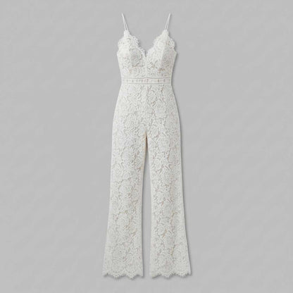 Adriana Lace Jumpsuit | Women's Elegant Black Jumpsuit