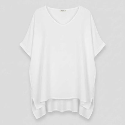 Beatrice | Women's Plus Size Summer Blouse with V-Neck