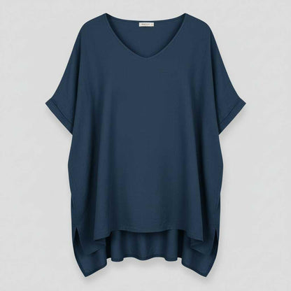 Beatrice | Women's Plus Size Summer Blouse with V-Neck