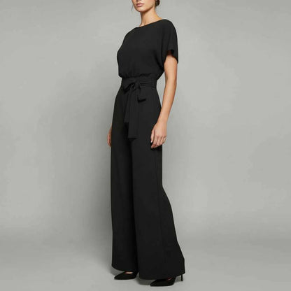 Black Elegant Jumpsuit | Women's Chic Fashion Outfit