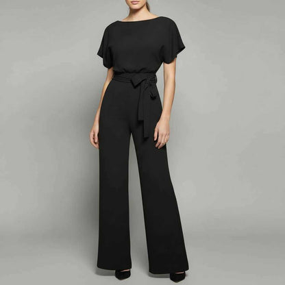 Black Elegant Jumpsuit | Women's Chic Fashion Outfit