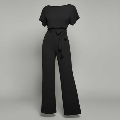 Black Elegant Jumpsuit | Women's Chic Fashion Outfit