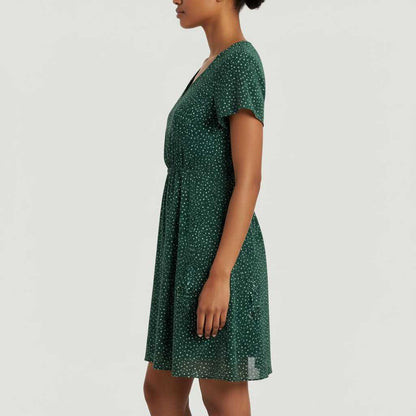 Else | Women's Green Floral Mini Summer Dress