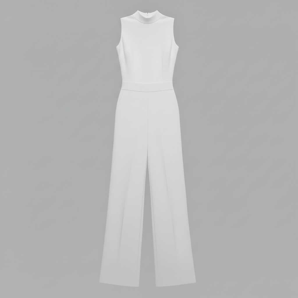 Esma | Women's Elegant Wide Leg Jumpsuit with Pockets
