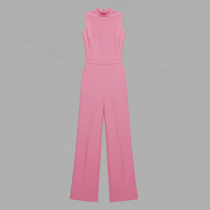 Esma | Women's Elegant Wide Leg Jumpsuit with Pockets
