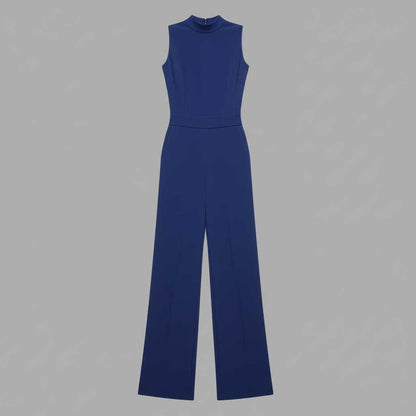 Esma | Women's Elegant Wide Leg Jumpsuit with Pockets