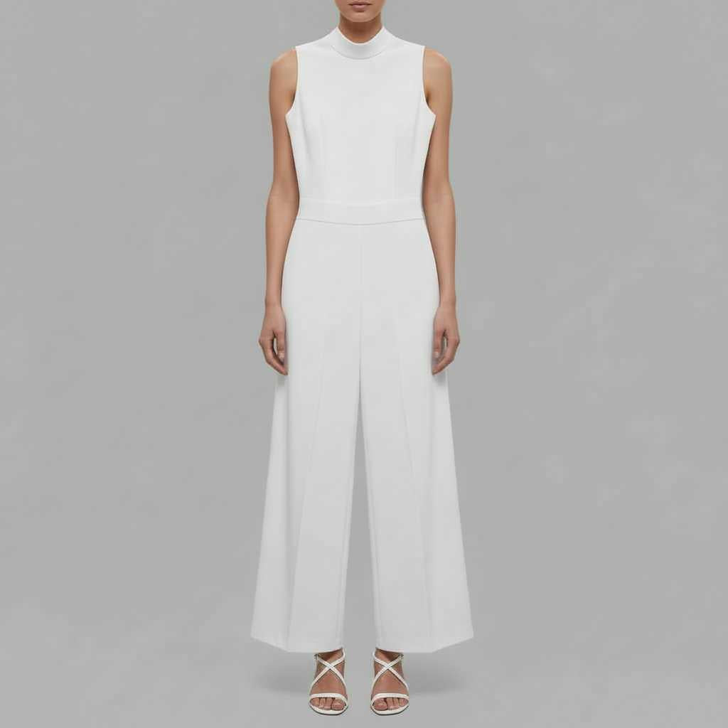 Esma | Women's Elegant Wide Leg Jumpsuit with Pockets