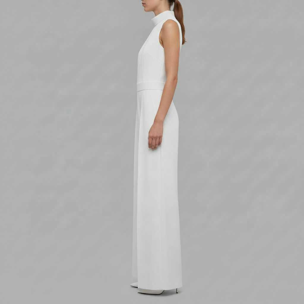 Esma | Women's Elegant Wide Leg Jumpsuit with Pockets