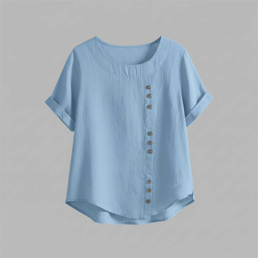 Kelly | Women's Short-Sleeved Blouse for Summer