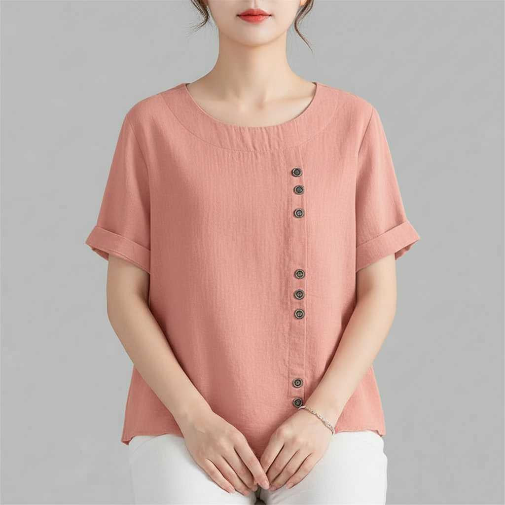 Kelly | Women's Short-Sleeved Blouse for Summer