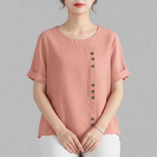 Kelly | Women's Short-Sleeved Blouse for Summer