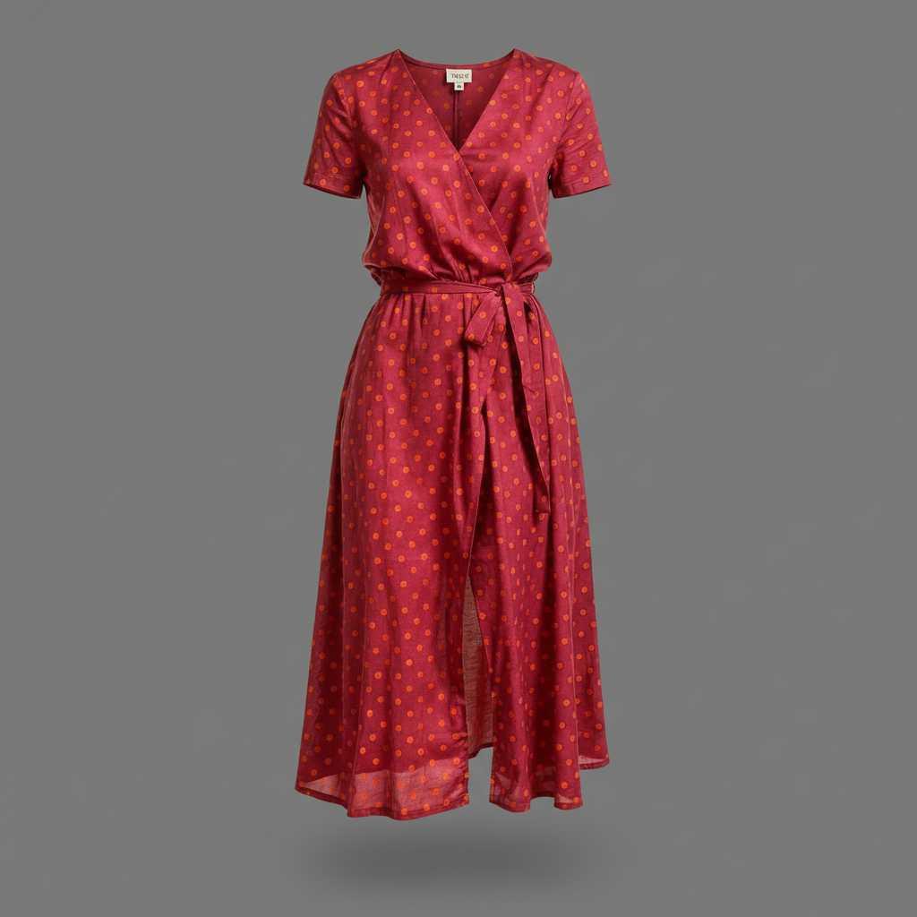 Marlene | Women's Floral V-Neck Wrap Summer Dress