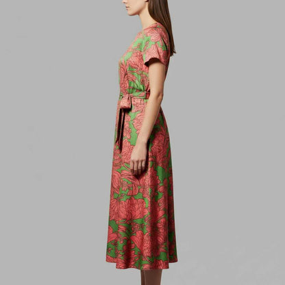 Marlene | Women's Floral V-Neck Wrap Summer Dress