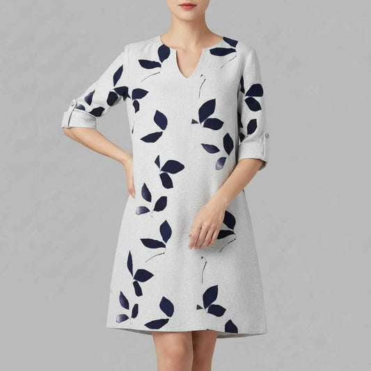 Mavis | Women's Formal Mini Dress with V-Neck Design