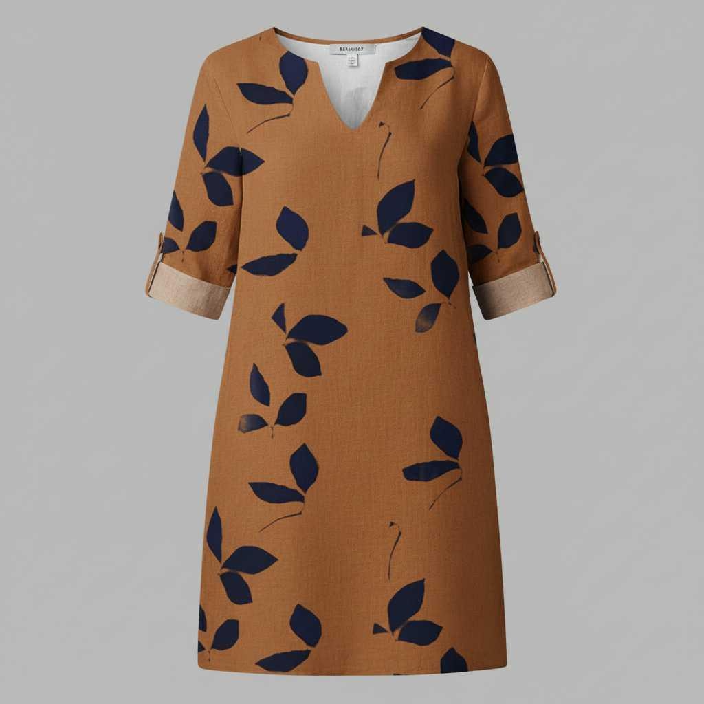 Mavis | Women's Formal Mini Dress with V-Neck Design