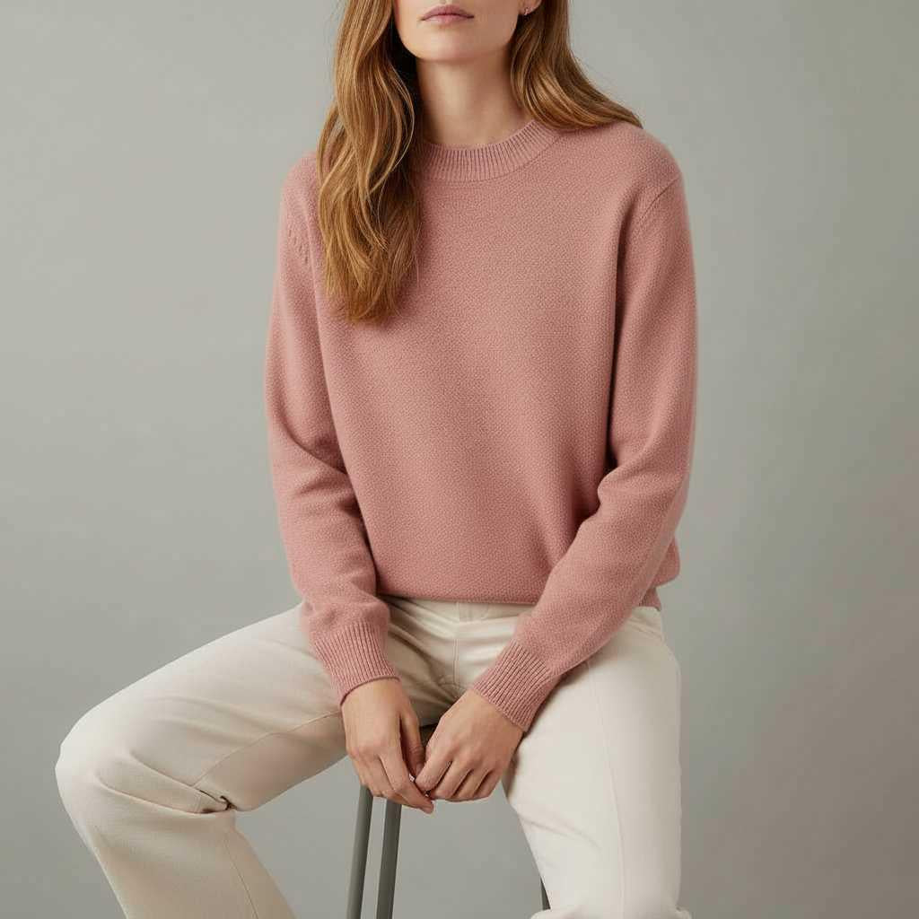 Mirthe | Women's Minimalist Knitted Sweater