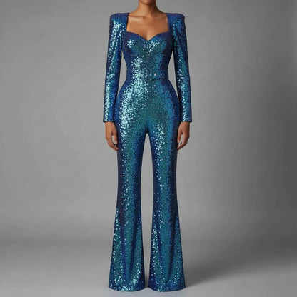 Quinn Glitter Jumpsuit | Elegant Jumpsuit for Women