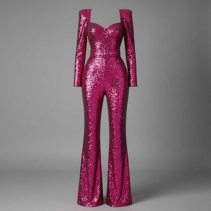 Quinn Glitter Jumpsuit | Elegant Jumpsuit for Women