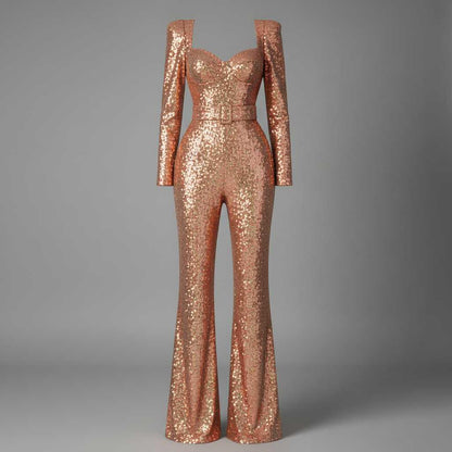 Quinn Glitter Jumpsuit | Elegant Jumpsuit for Women