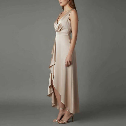 Sleeveless Wrap Maxi Dress | Women's Summer Dress