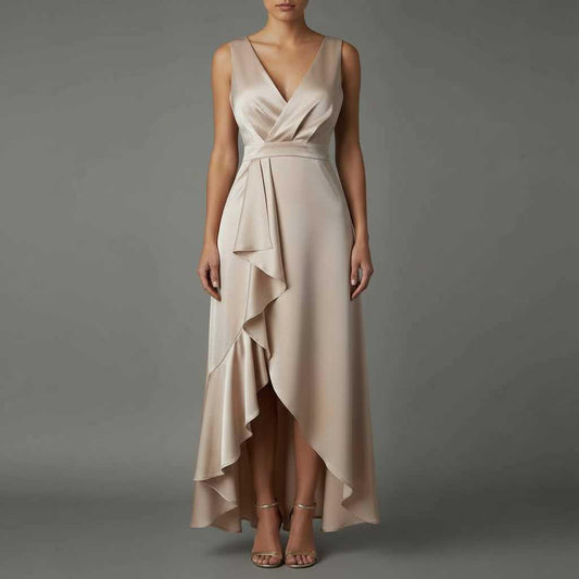 Sleeveless Wrap Maxi Dress | Women's Summer Dress